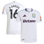 aston villa adidas away authentic shirt 2024-25 with a.garcía 16 printing Collection | Aston Villa Fan Shop
