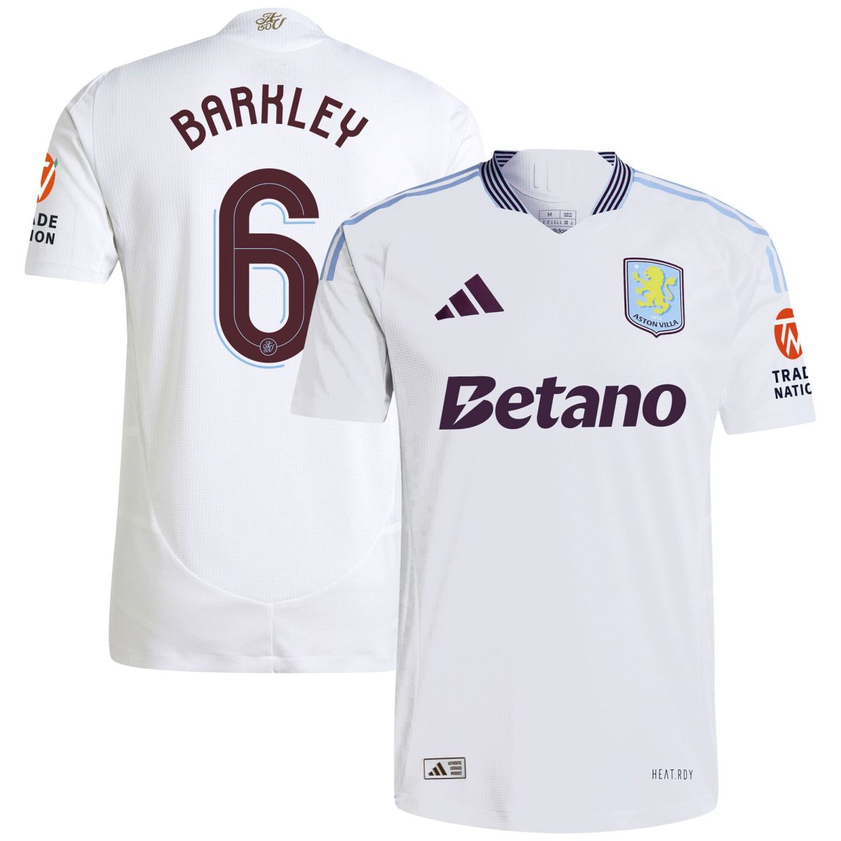 aston villa adidas away authentic shirt 2024-25 with barkley 6 cup printing Collection | Aston Villa Fan Shop