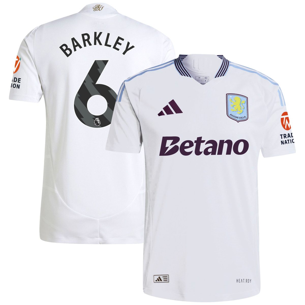 aston villa adidas away authentic shirt 2024-25 with barkley 6 printing Collection | Aston Villa Fan Shop