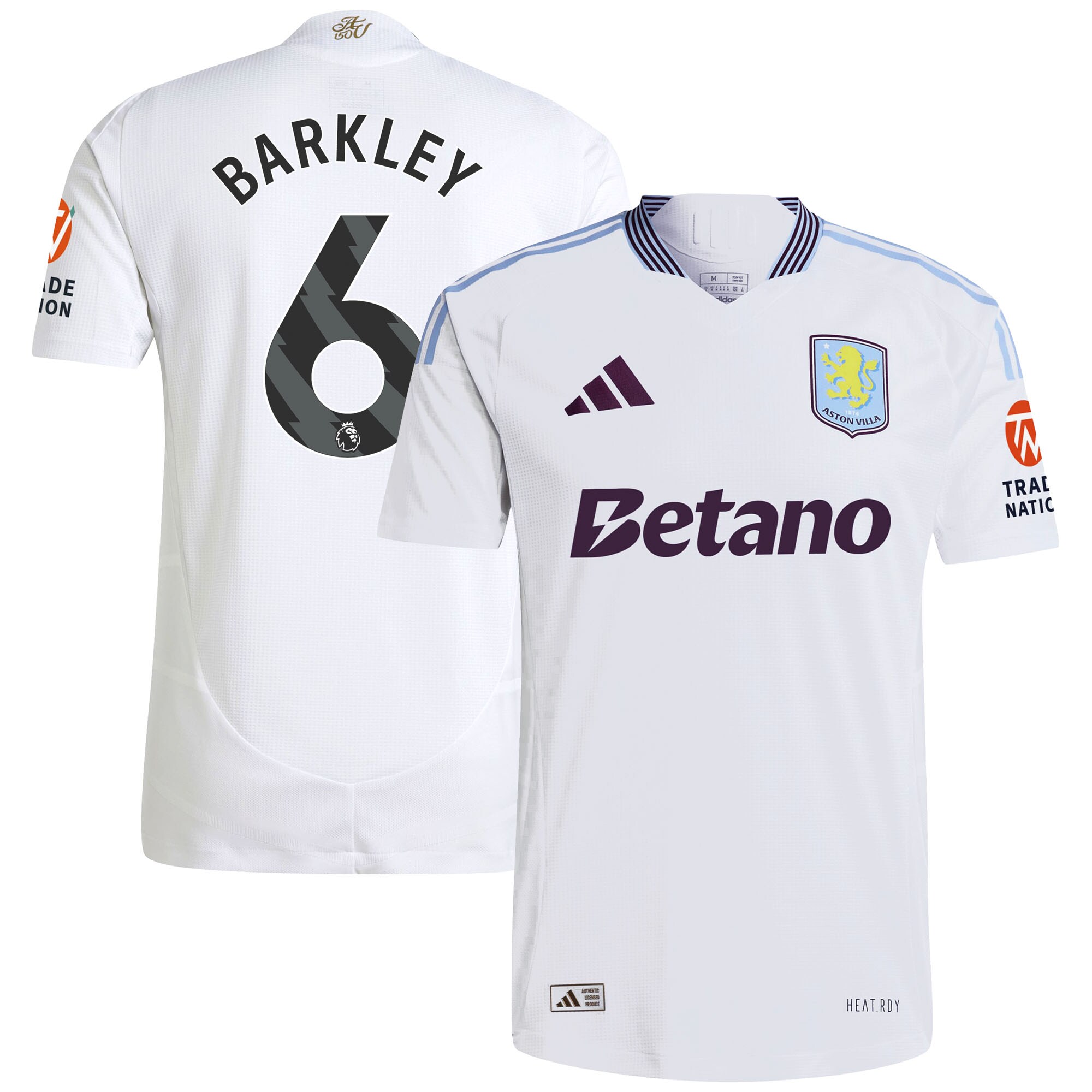 aston villa adidas away authentic shirt 2024-25 with barkley 6 printing Collection | Aston Villa Fan Shop