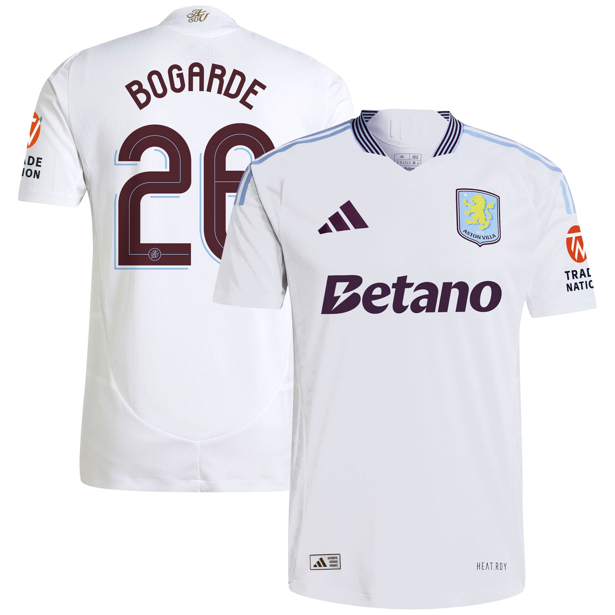 aston villa adidas away authentic shirt 2024-25 with bogarde 26 cup printing Collection | Aston Villa Fan Shop