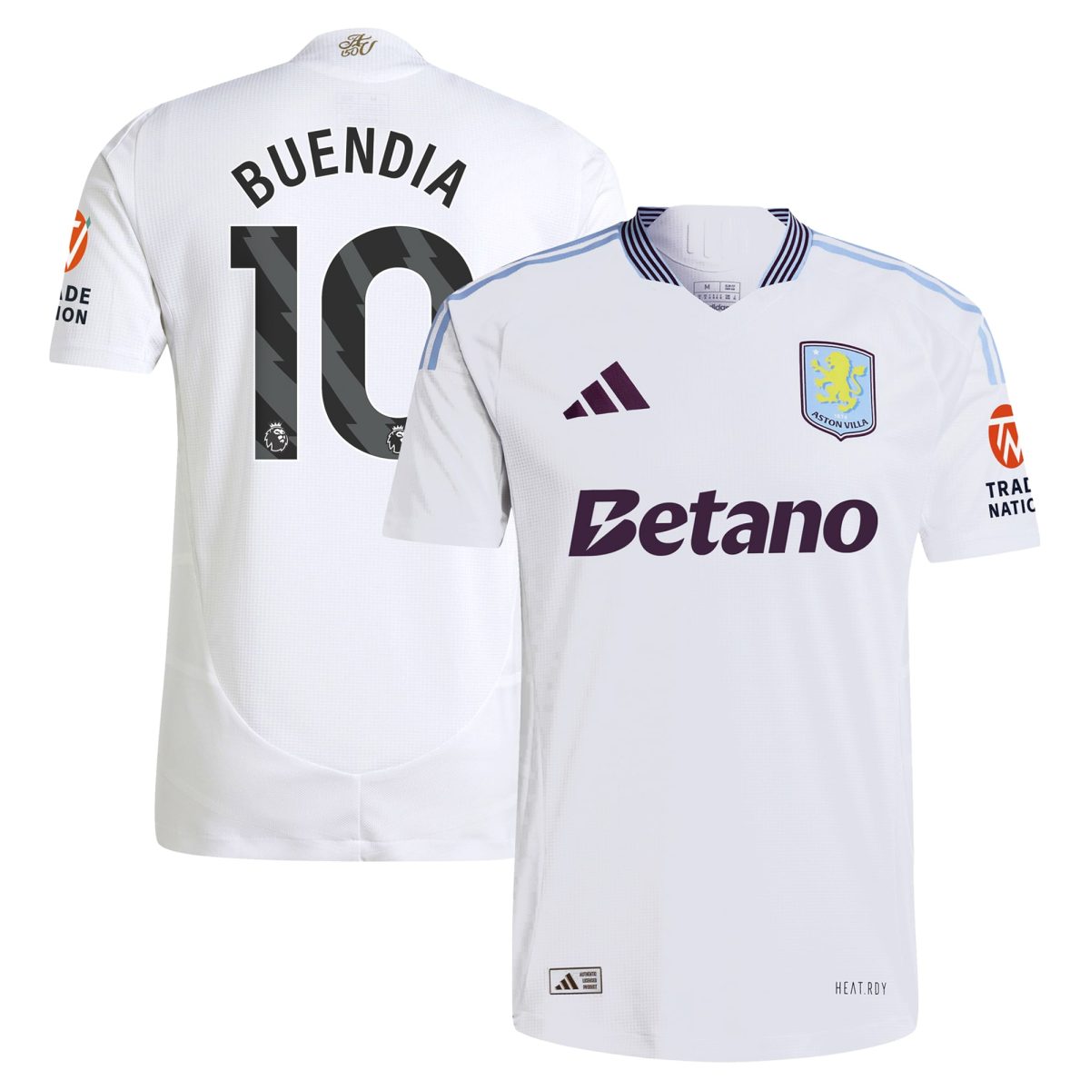 aston villa adidas away authentic shirt 2024-25 with buendia 10 printing Collection | Aston Villa Fan Shop