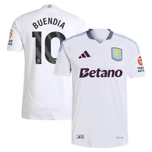 aston villa adidas away authentic shirt 2024-25 with buendia 10 printing Collection | Aston Villa Fan Shop
