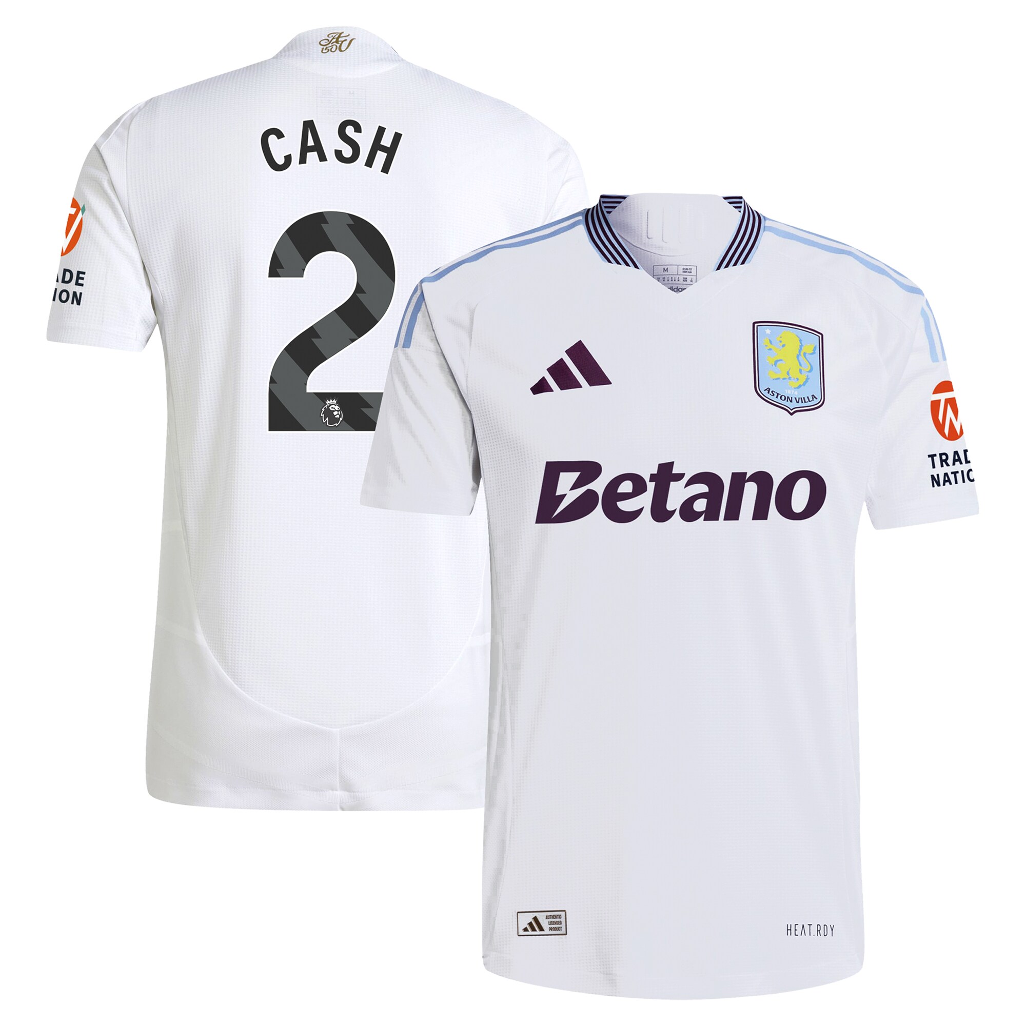 aston villa adidas away authentic shirt 2024-25 with cash 2 printing Collection | Aston Villa Fan Shop