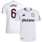 aston villa adidas away authentic shirt 2024-25 with corsie 6 cup printing Collection | Aston Villa Fan Shop