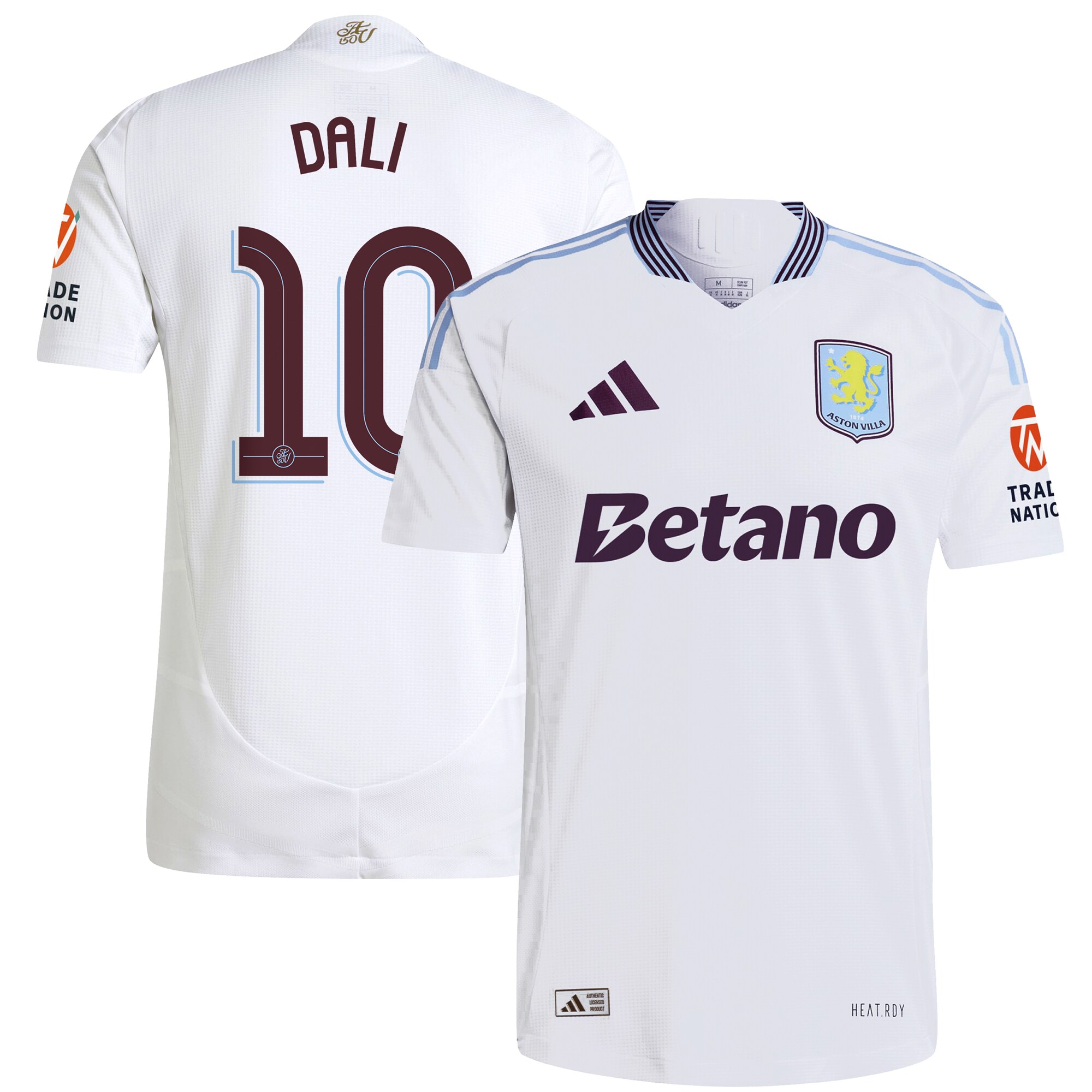 aston villa adidas away authentic shirt 2024-25 with dali 10 cup printing Collection | Aston Villa Fan Shop