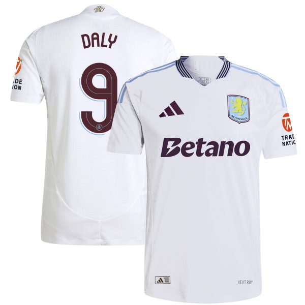 aston villa adidas away authentic shirt 2024-25 with daly 9 cup printing Collection | Aston Villa Fan Shop
