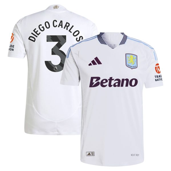 aston villa adidas away authentic shirt 2024-25 with diego carlos 3 printing Collection | Aston Villa Fan Shop