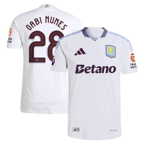 aston villa adidas away authentic shirt 2024-25 with gabi nunes 28 cup printing Collection | Aston Villa Fan Shop