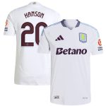 aston villa adidas away authentic shirt 2024-25 with hanson 20 cup printing Collection | Aston Villa Fan Shop