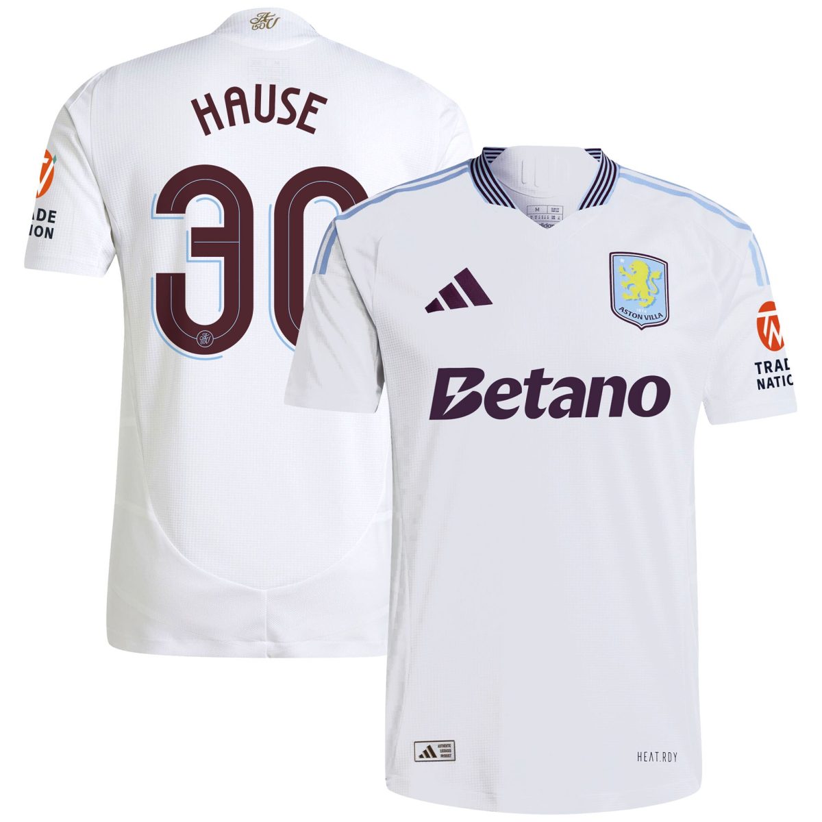 aston villa adidas away authentic shirt 2024-25 with hause 30 cup printing Collection | Aston Villa Fan Shop