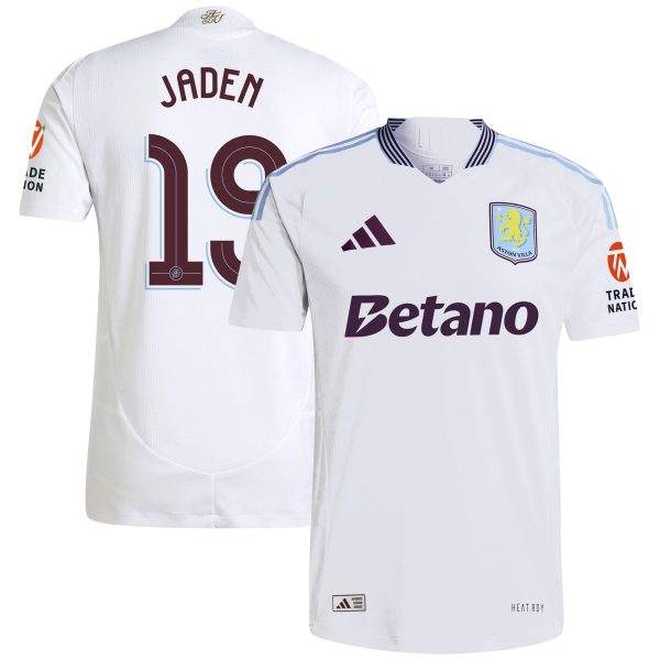 aston villa adidas away authentic shirt 2024-25 with jaden 19 cup printing Collection | Aston Villa Fan Shop