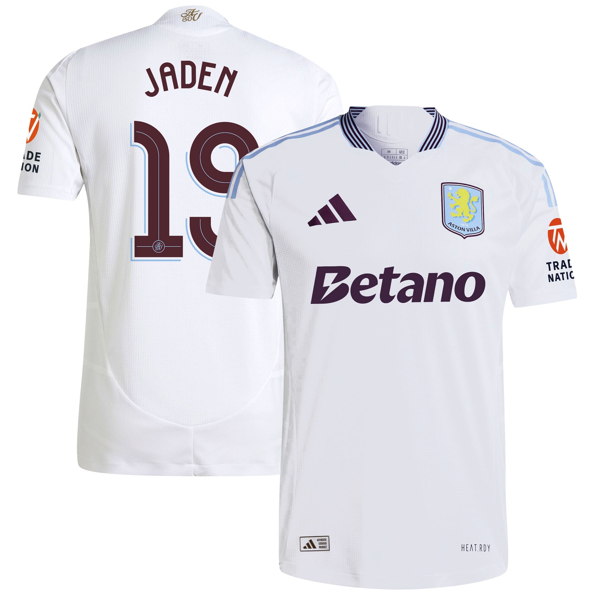 aston villa adidas away authentic shirt 2024-25 with jaden 19 cup printing Collection | Aston Villa Fan Shop