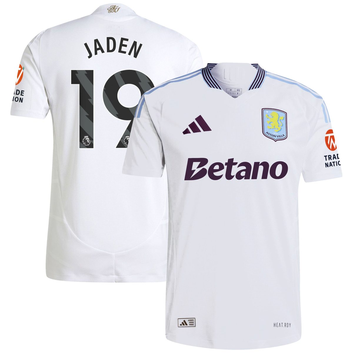 aston villa adidas away authentic shirt 2024-25 with jaden 19 printing Collection | Aston Villa Fan Shop
