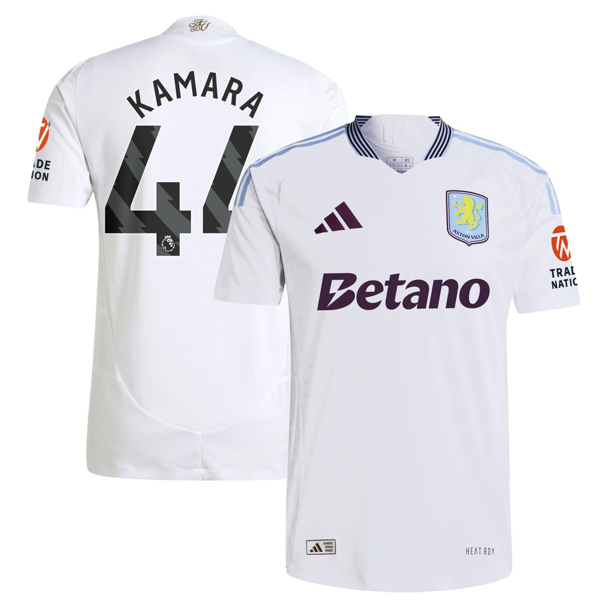 aston villa adidas away authentic shirt 2024-25 with kamara 44 printing Collection | Aston Villa Fan Shop