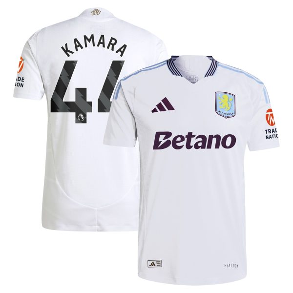 aston villa adidas away authentic shirt 2024-25 with kamara 44 printing Collection | Aston Villa Fan Shop