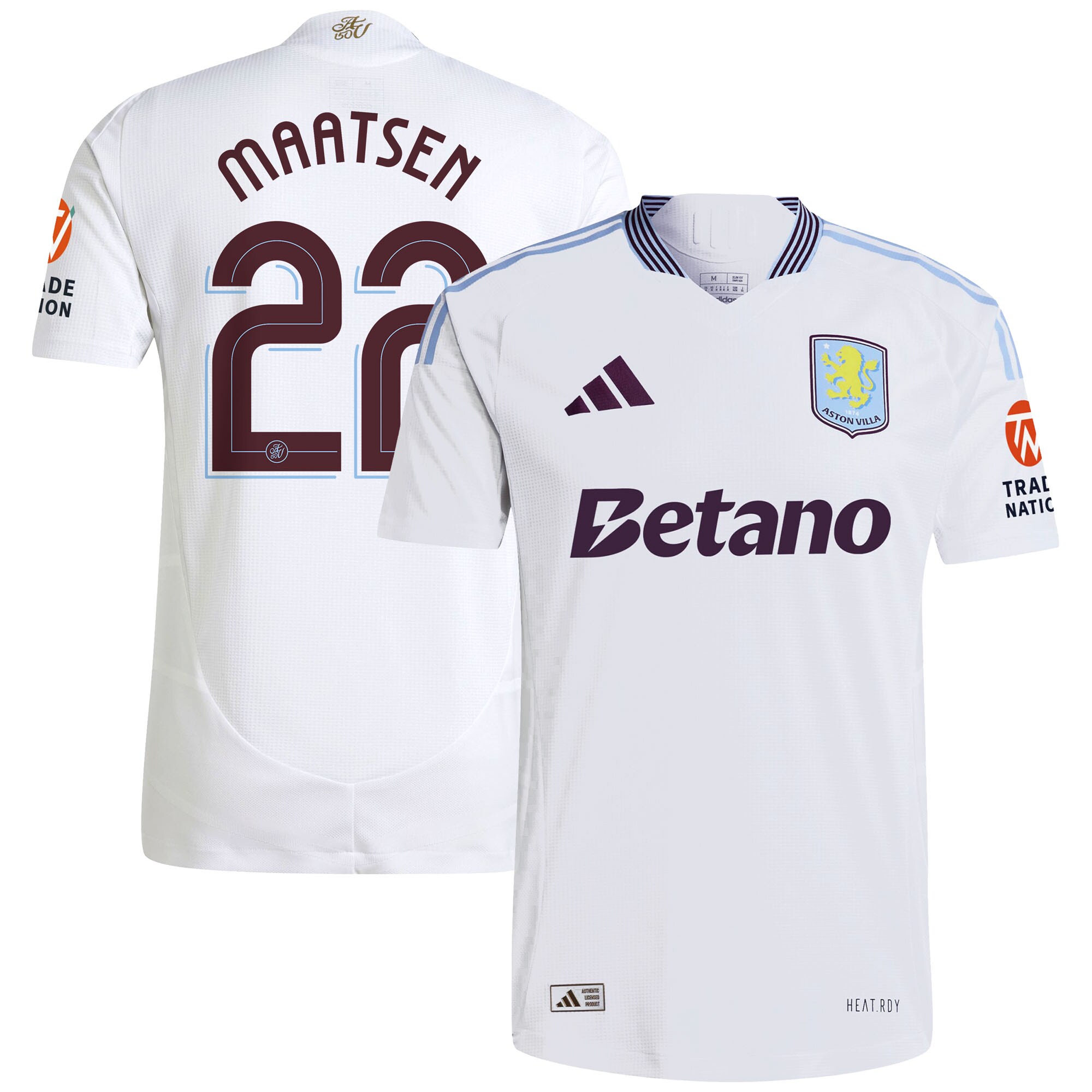 aston villa adidas away authentic shirt 2024-25 with maatsen 22 cup printing Collection | Aston Villa Fan Shop