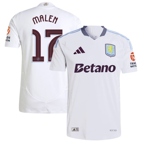 aston villa adidas away authentic shirt 2024-25 with malen 17 cup printing Collection | Aston Villa Fan Shop
