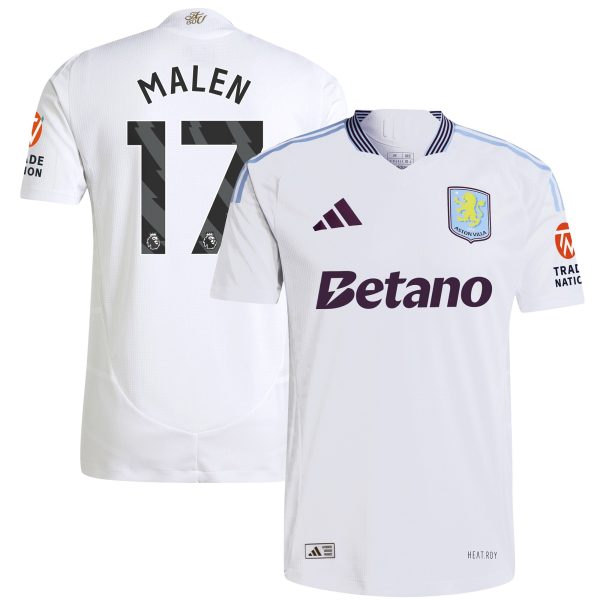 aston villa adidas away authentic shirt 2024-25 with malen 17 printing Collection | Aston Villa Fan Shop