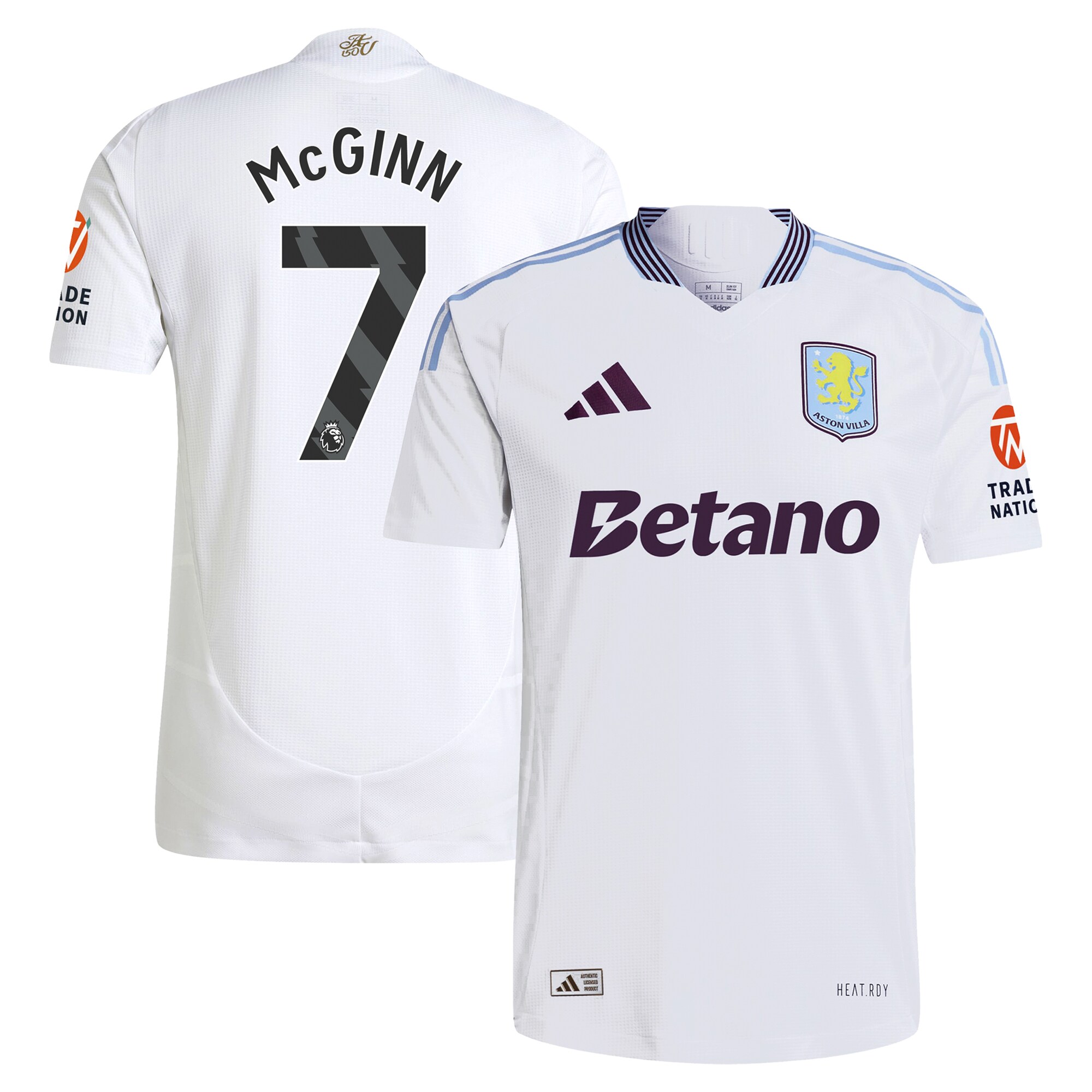 aston villa adidas away authentic shirt 2024-25 with mcginn 7 printing Collection | Aston Villa Fan Shop