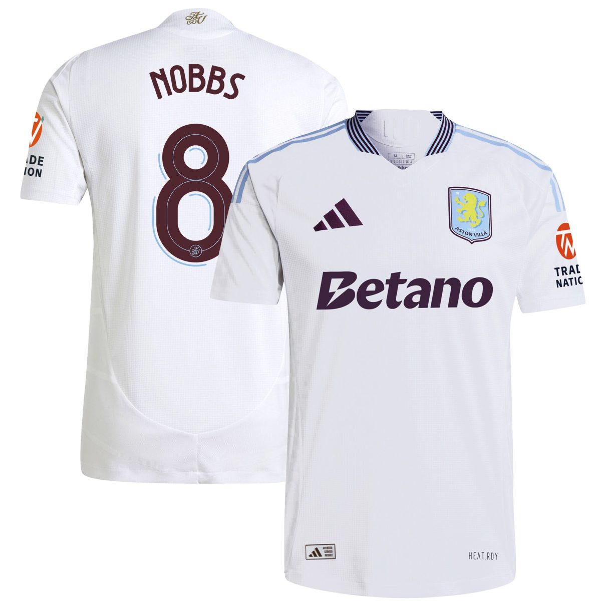aston villa adidas away authentic shirt 2024-25 with nobbs 8 cup printing Collection | Aston Villa Fan Shop