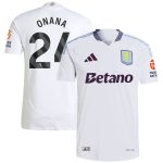 aston villa adidas away authentic shirt 2024-25 with onana 24 printing Collection | Aston Villa Fan Shop