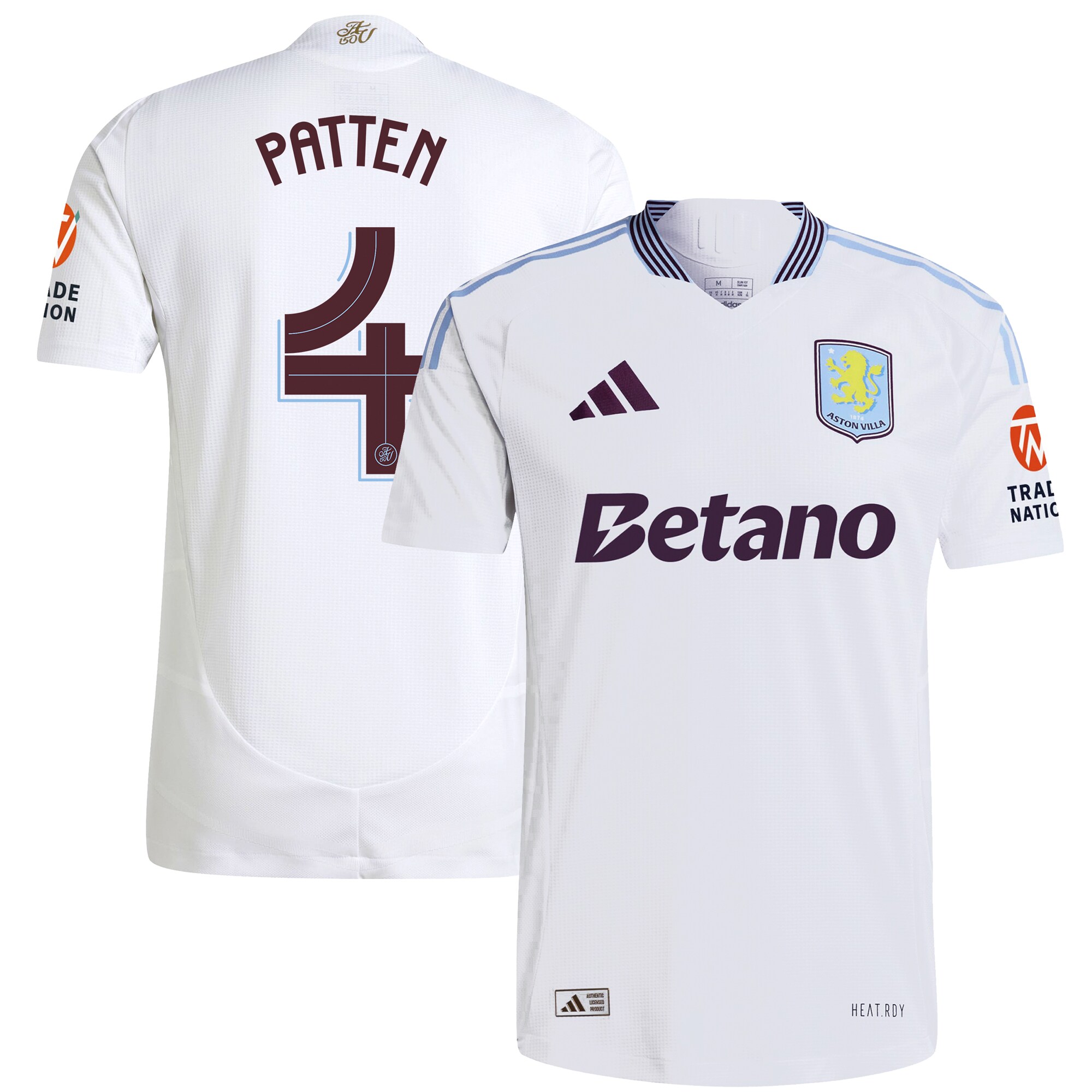 aston villa adidas away authentic shirt 2024-25 with patten 4 cup printing Collection | Aston Villa Fan Shop