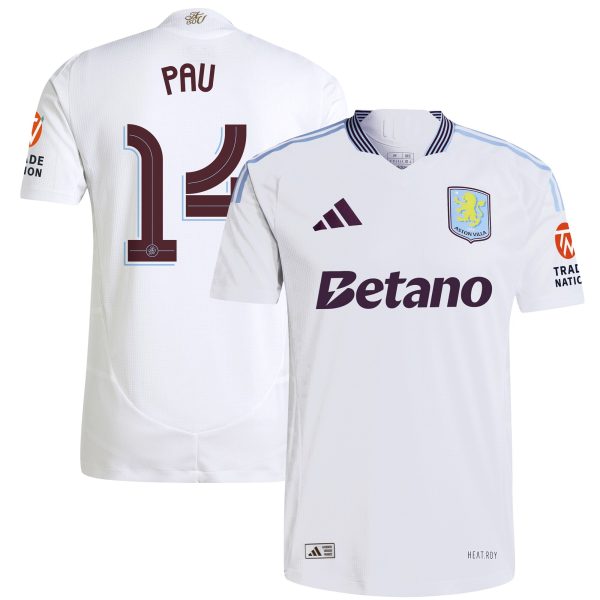 aston villa adidas away authentic shirt 2024-25 with pau 14 cup printing Collection | Aston Villa Fan Shop