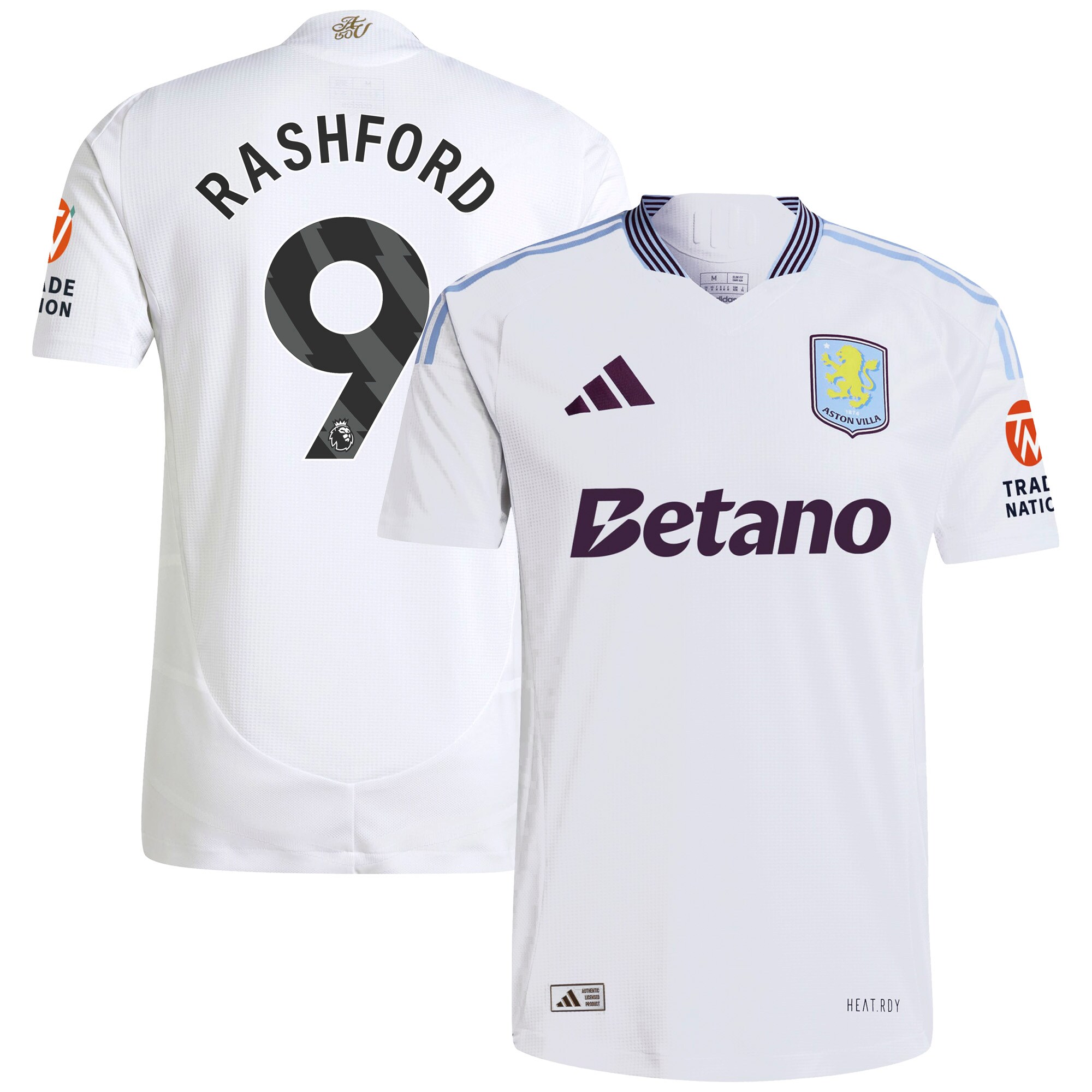 aston villa adidas away authentic shirt 2024-25 with rashford 9 printing Collection | Aston Villa Fan Shop