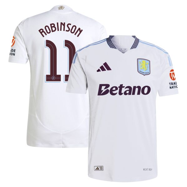 aston villa adidas away authentic shirt 2024-25 with robinson 11 cup printing Collection | Aston Villa Fan Shop