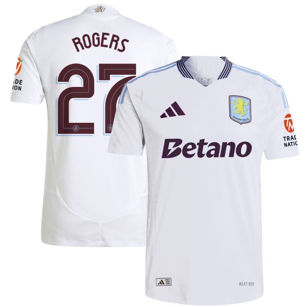 aston villa adidas away authentic shirt 2024-25 with rogers 27 cup printing Collection | Aston Villa Fan Shop