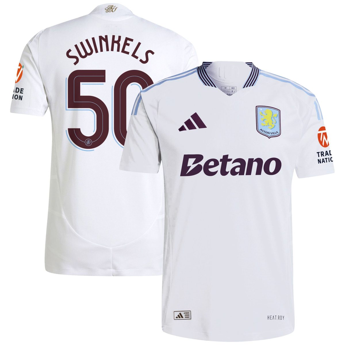 aston villa adidas away authentic shirt 2024-25 with swinkels 50 cup printing Collection | Aston Villa Fan Shop