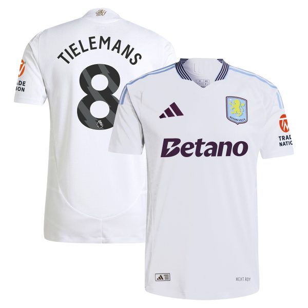 aston villa adidas away authentic shirt 2024-25 with tielemans 8 printing Collection | Aston Villa Fan Shop