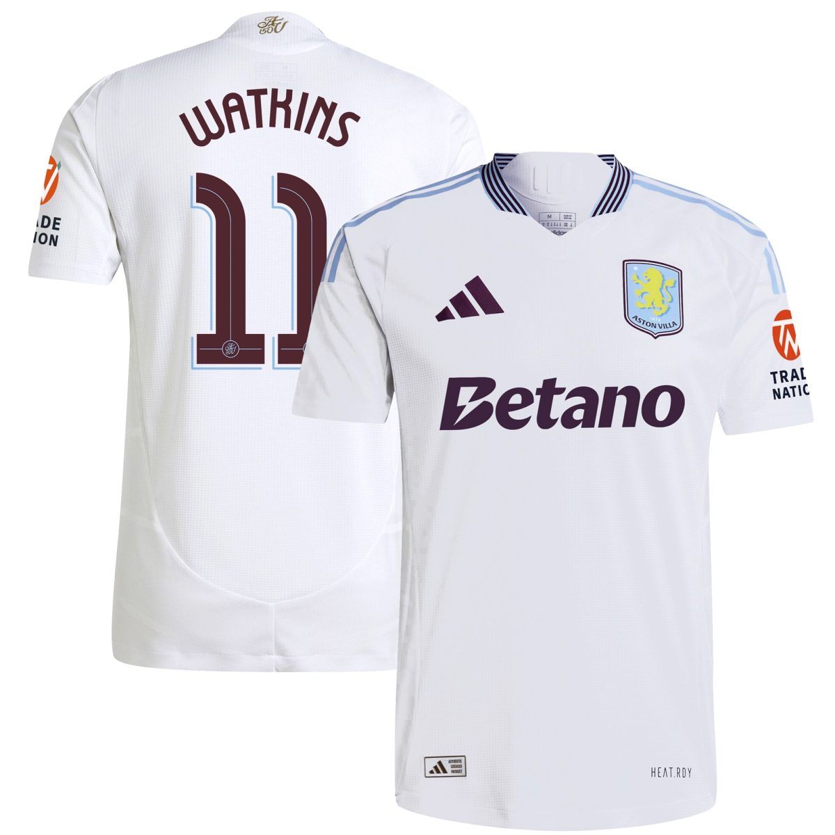 aston villa adidas away authentic shirt 2024-25 with watkins 11 cup printing Collection | Aston Villa Fan Shop