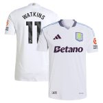 aston villa adidas away authentic shirt 2024-25 with watkins 11 printing Collection | Aston Villa Fan Shop