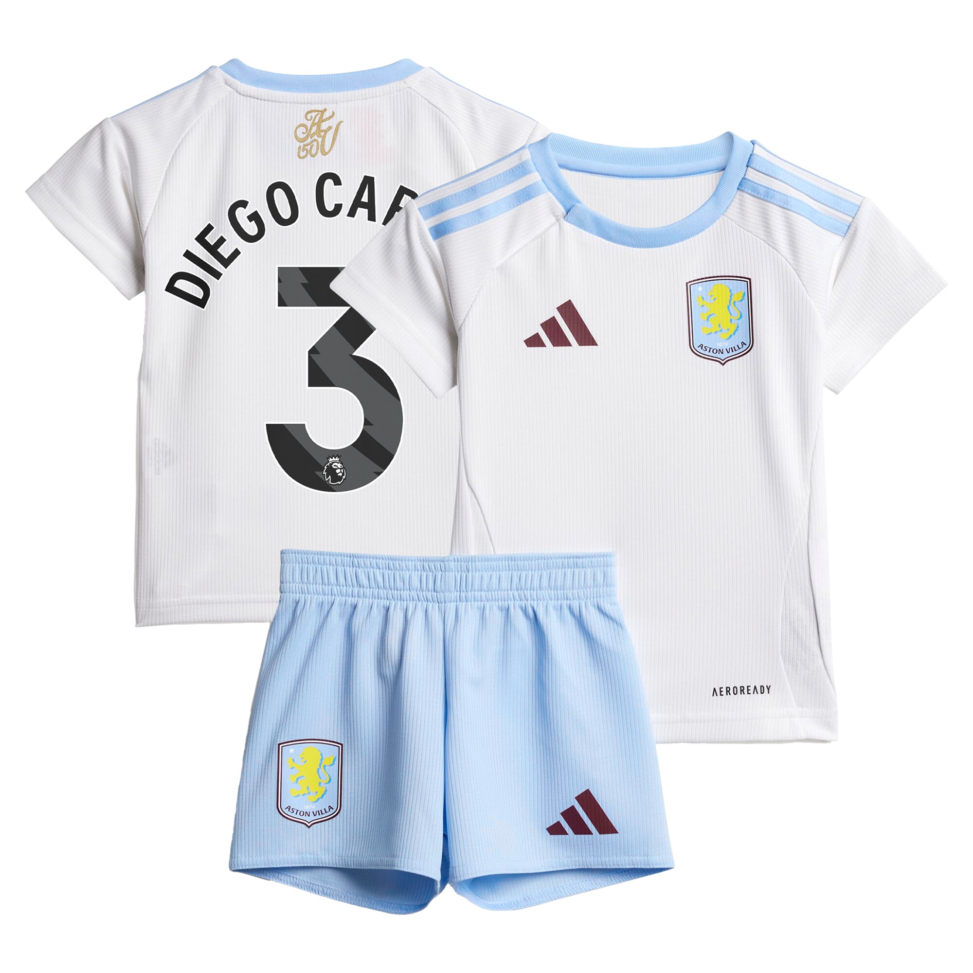 aston villa adidas away baby kit 2024-25 with diego carlos 3 printing Collection | Aston Villa Fan Shop