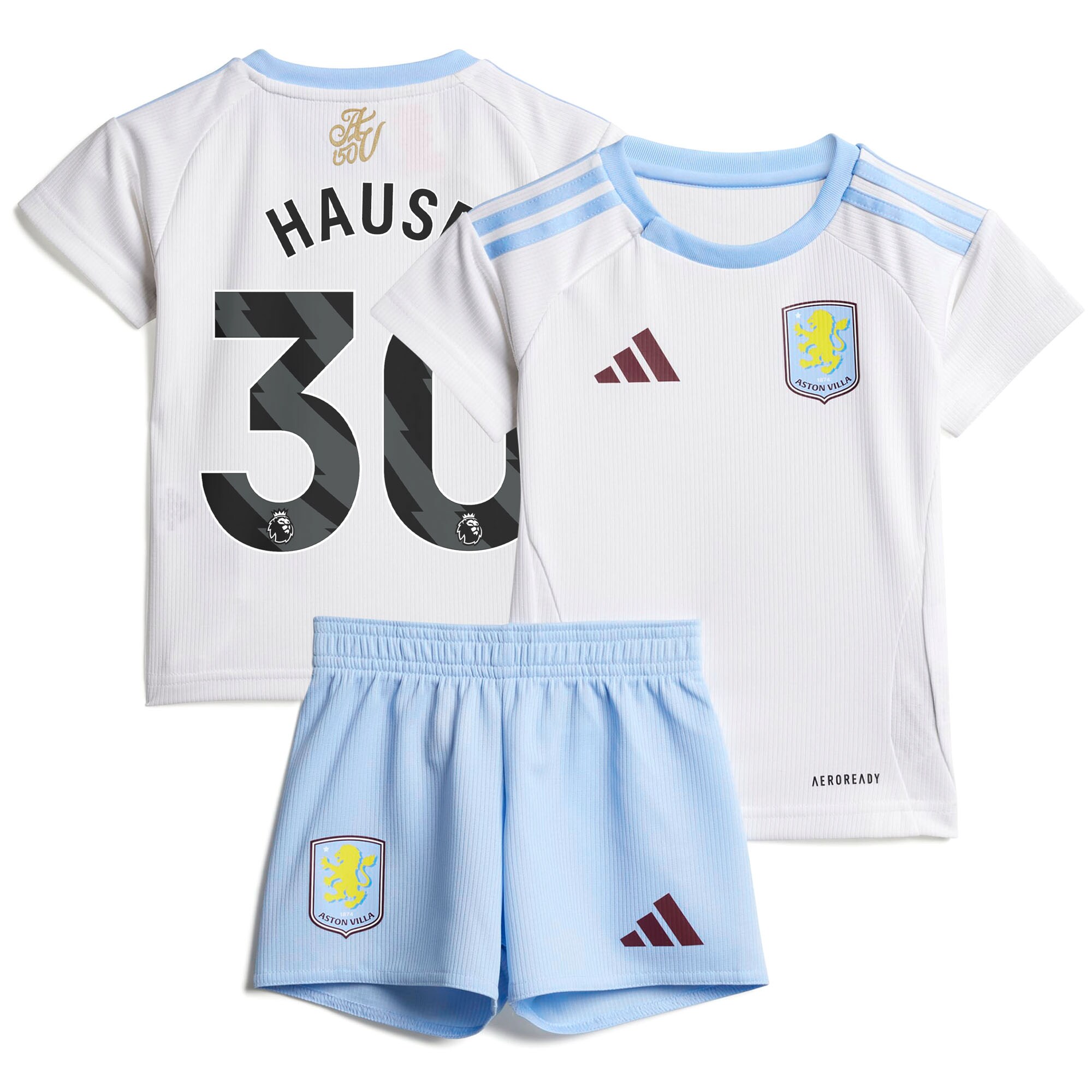 aston villa adidas away baby kit 2024-25 with hause 30 printing Collection | Aston Villa Fan Shop
