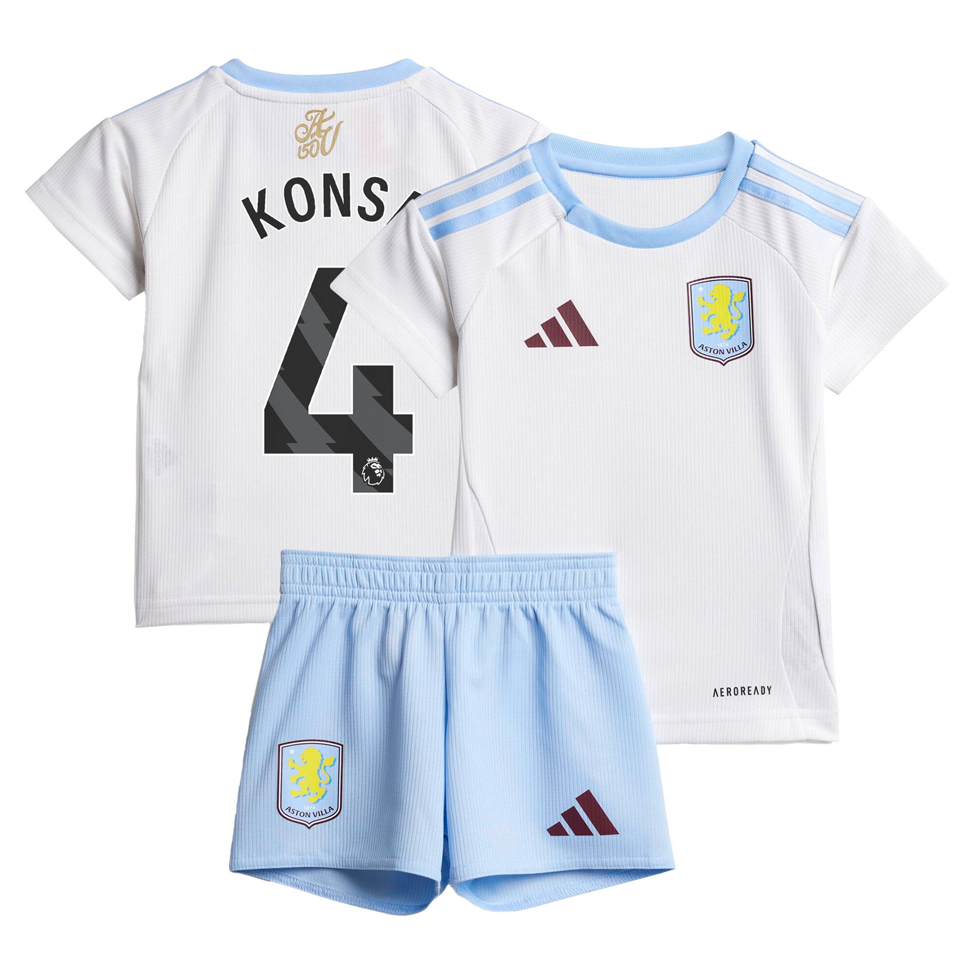aston villa adidas away baby kit 2024-25 with konsa 4 printing Collection | Aston Villa Fan Shop
