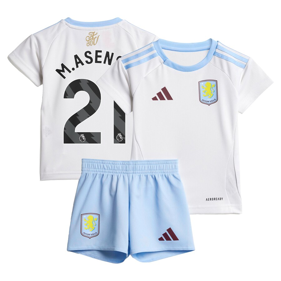 aston villa adidas away baby kit 2024-25 with m.asensio 21 printing Collection | Aston Villa Fan Shop