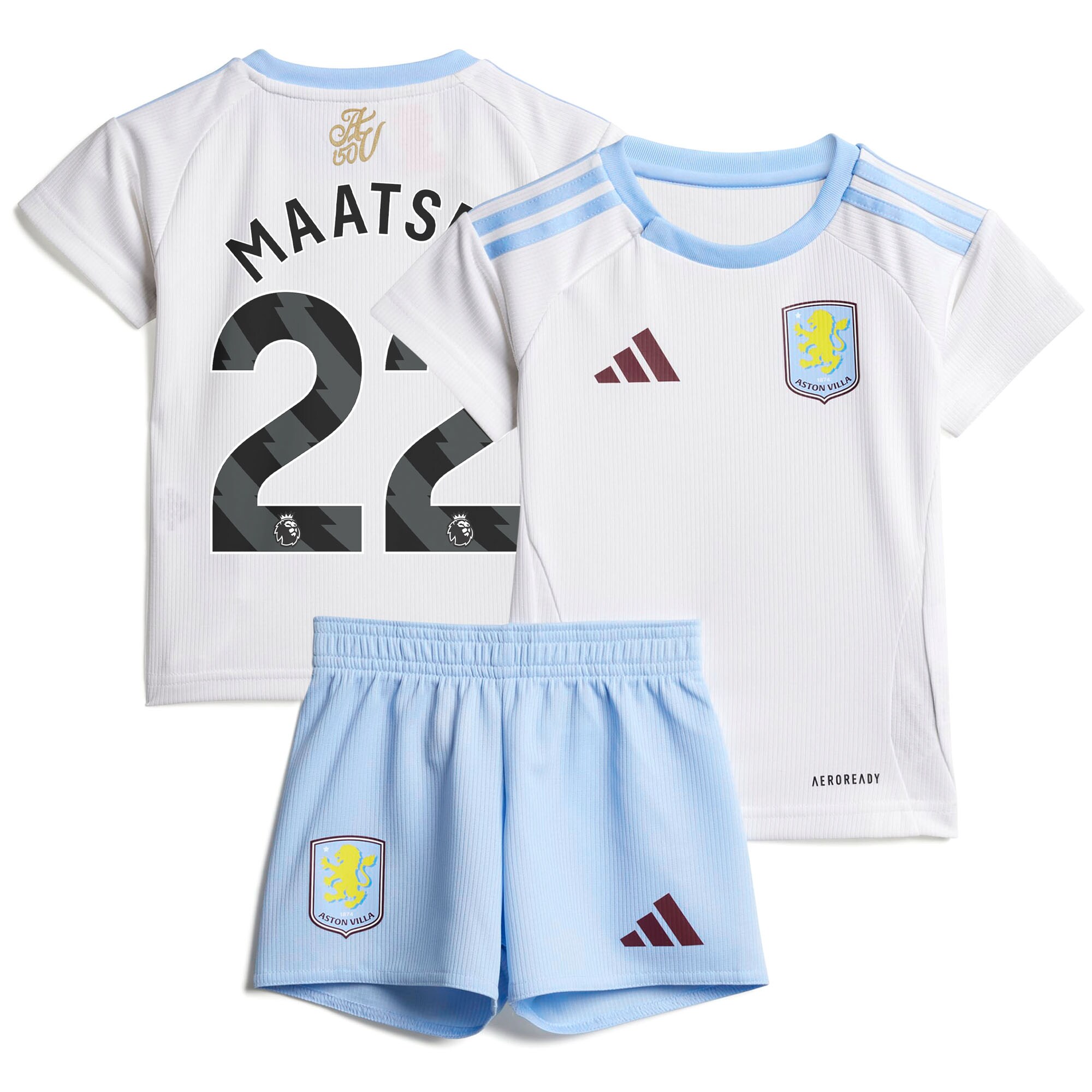 aston villa adidas away baby kit 2024-25 with maatsen 22 printing Collection | Aston Villa Fan Shop