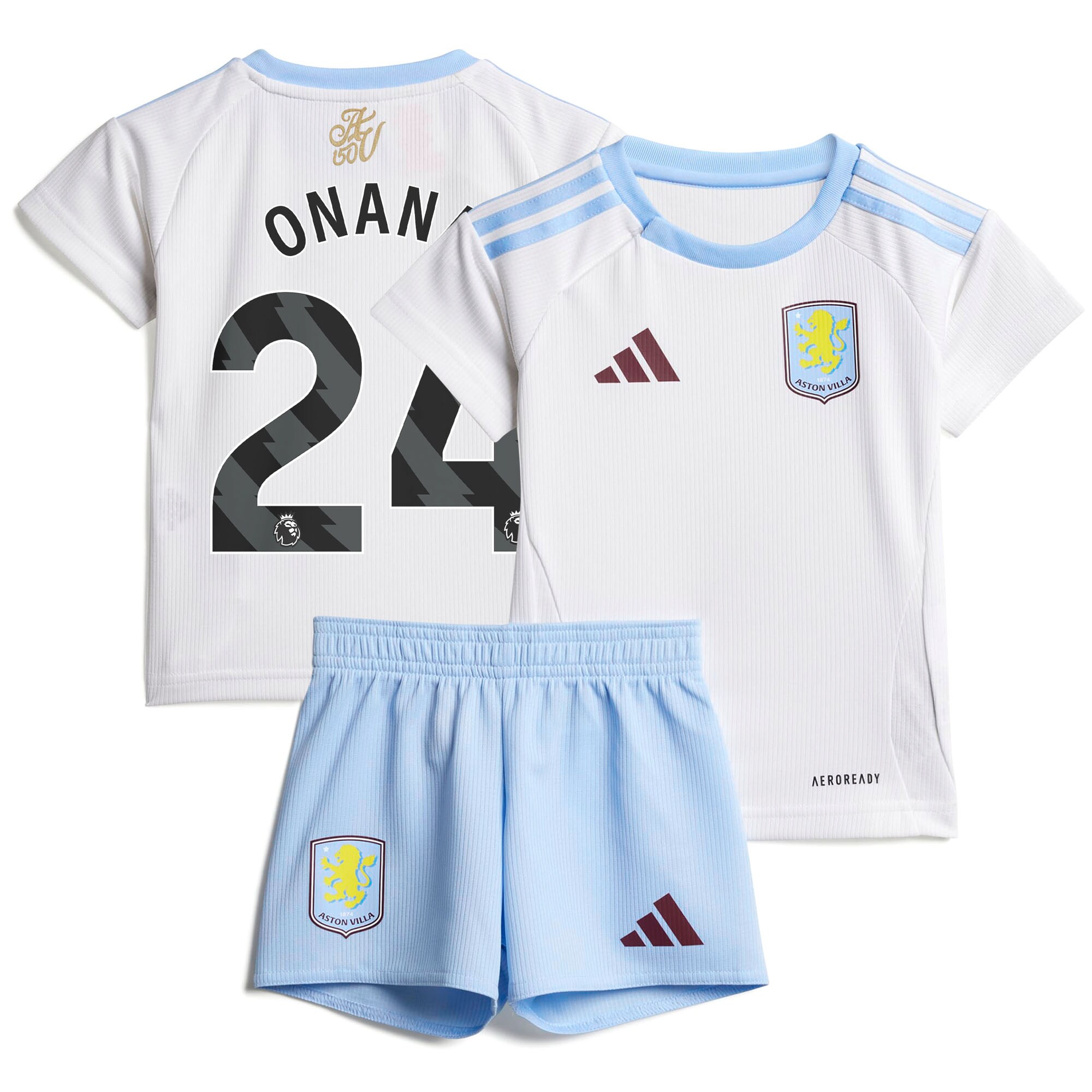 aston villa adidas away baby kit 2024-25 with onana 24 printing Collection | Aston Villa Fan Shop