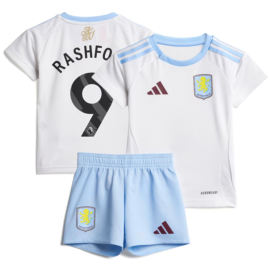 aston villa adidas away baby kit 2024-25 with rashford 9 printing Collection | Aston Villa Fan Shop