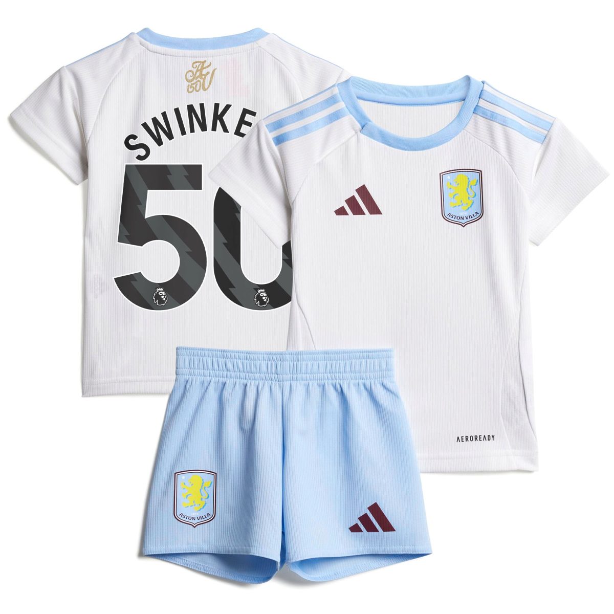 aston villa adidas away baby kit 2024-25 with swinkels 50 printing Collection | Aston Villa Fan Shop