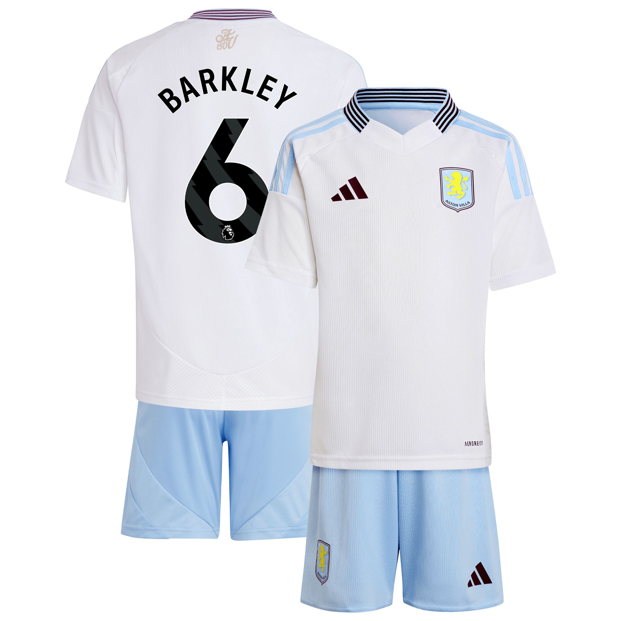 aston villa adidas away mini kit 2024-25 with barkley 6 printing Collection | Aston Villa Fan Shop