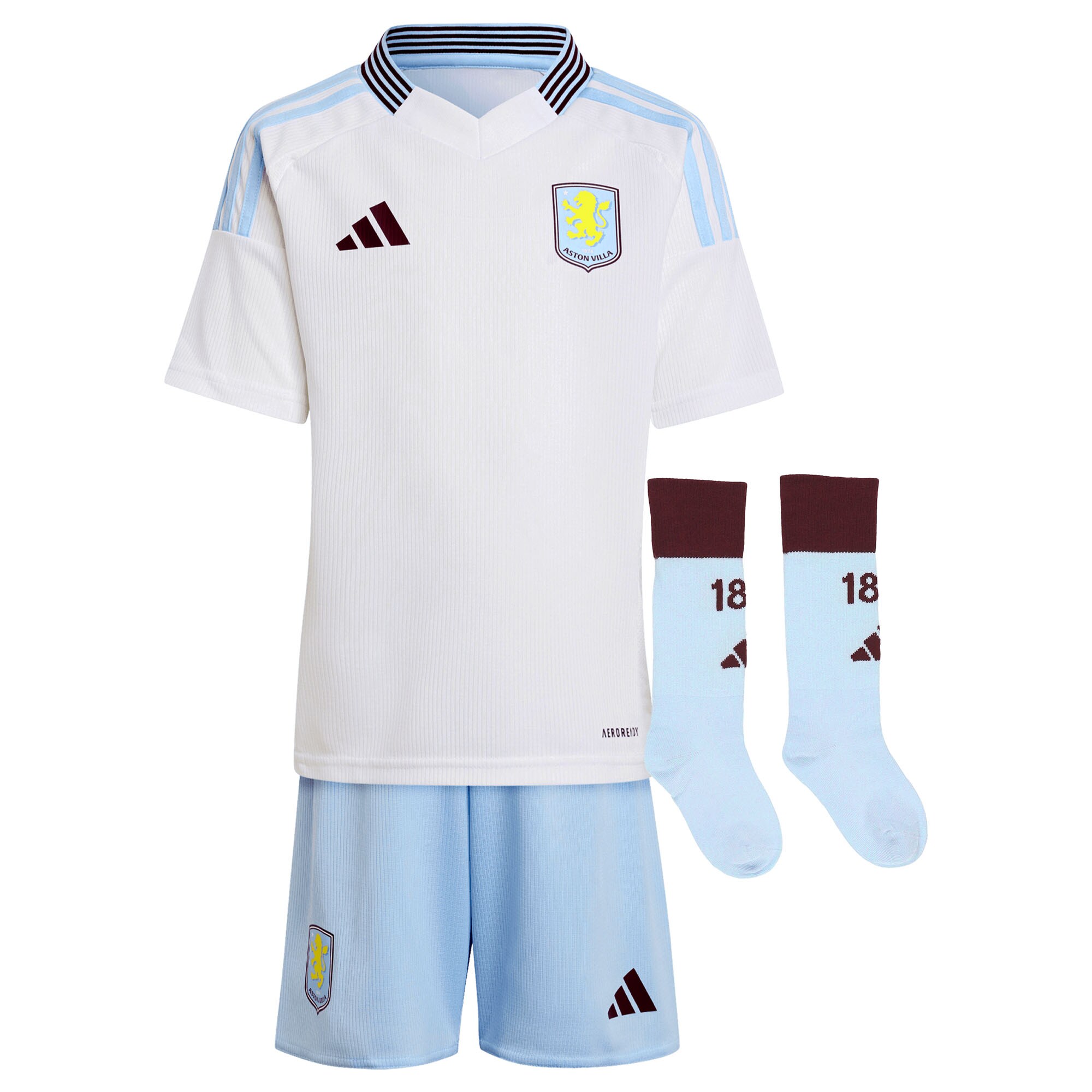 aston villa adidas away mini kit 2024-25 with bogarde 26 printing Collection | Aston Villa Fan Shop