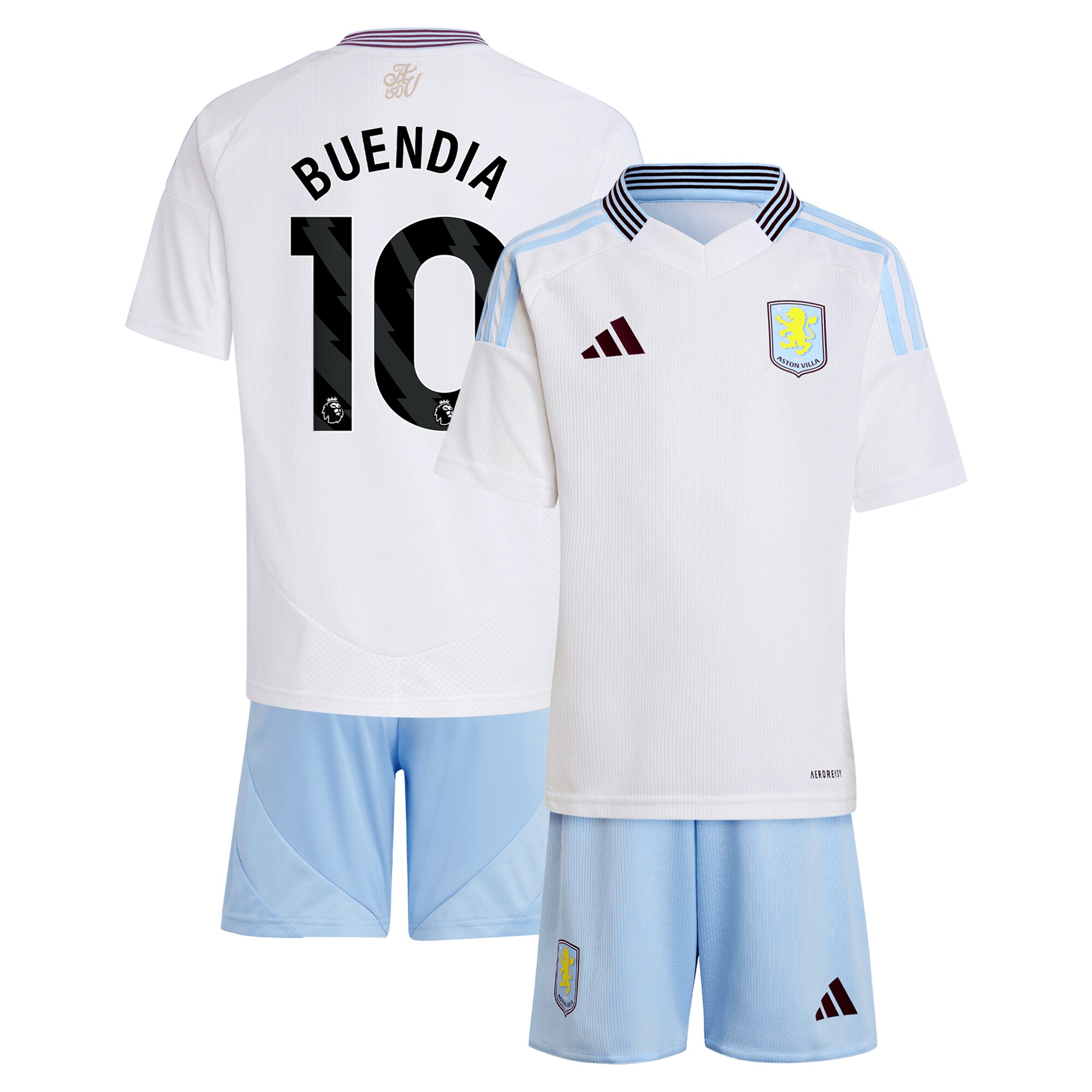 aston villa adidas away mini kit 2024-25 with buendia 10 printing Collection | Aston Villa Fan Shop