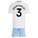 aston villa adidas away mini kit 2024-25 with diego carlos 3 printing Collection | Aston Villa Fan Shop