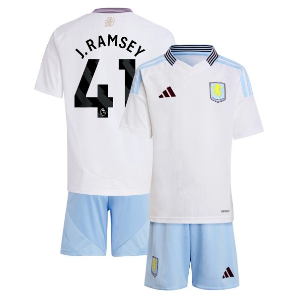 aston villa adidas away mini kit 2024-25 with j. ramsey 41 printing Collection | Aston Villa Fan Shop