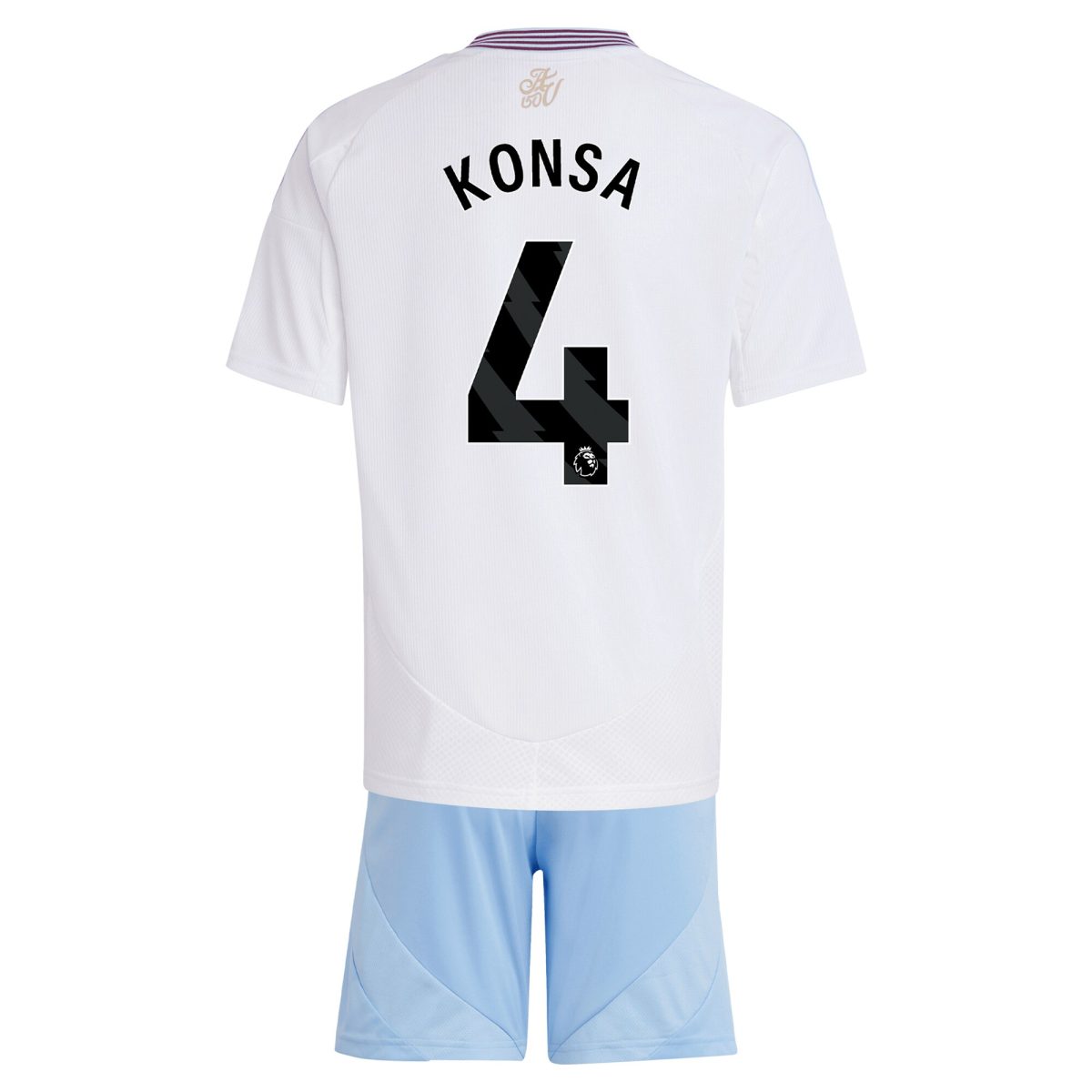 aston villa adidas away mini kit 2024-25 with konsa 4 printing Collection | Aston Villa Fan Shop
