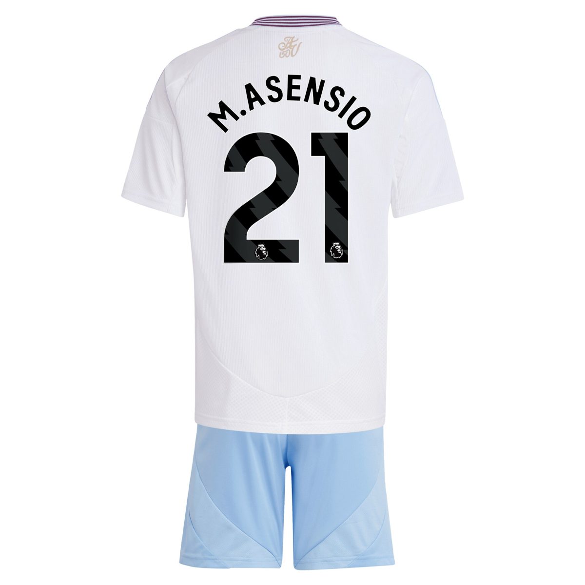 aston villa adidas away mini kit 2024-25 with m.asensio 21 printing Collection | Aston Villa Fan Shop